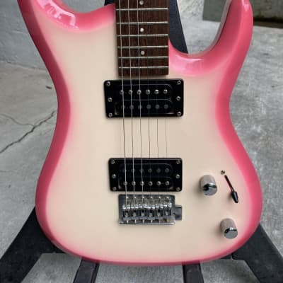 Vintage 1990s Carlo Robelli Carly Stratocaster Pinkburst Made in Korea for sale