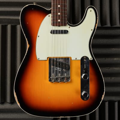 Fender Custom Shop '62 Reissue Telecaster Custom Relic - 2016 - Faded 3-Color Sunburst for sale