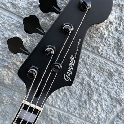 GAMMA Custom Bass Guitar JP24-02, 4-String Alpha Model, Polar White image 11