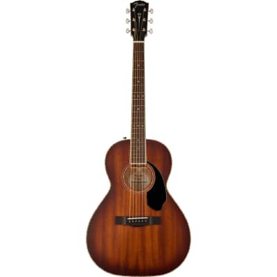 Fender Paramount PS-220E Parlor Acoustic-Electric Guitar (Aged Cognac Burst) image 2
