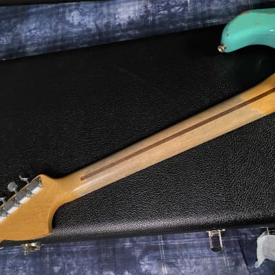 NEW ! 2023 Fender Custom Shop 69 Heavy Relic Stratocaster - Seafoam Green - Handwound PU's Jimi Hendrix Vibe - 7.7 lbs - Authorized Dealer image 10