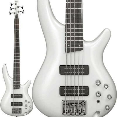 Ibanez Model SR305EPW SR Series 5-String Electric Bass Guitar in Pearl White