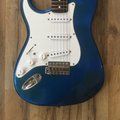 Left Handed Fender MIJ Custom ST62 Strat Lake Placid Blue Relic