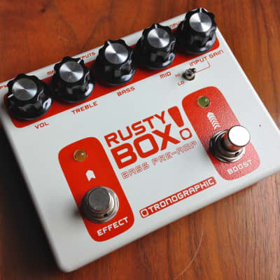 Tronographic Rusty Box Bass Pre-Amp w/ UK Power Supply | Reverb