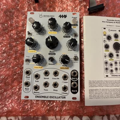 4ms Ensemble Oscillator (EO) モジュラーシンセ 4ms のEnsemble Oscillatorは倍音と和音をシームレスに統合した