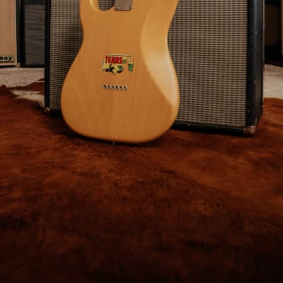 Warmoth/Allparts Blonde S Style Guitar with Flamed Maple Neck image 8