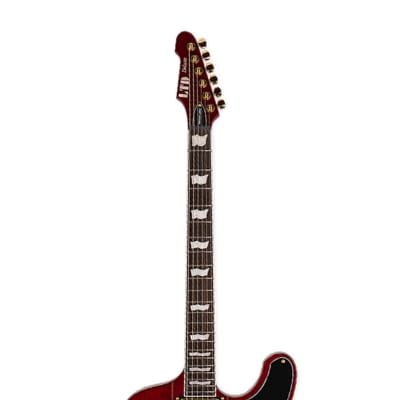 ESP LTD PHOENIX-1000 Electric Guitar - See-thru Black Cherry image 5