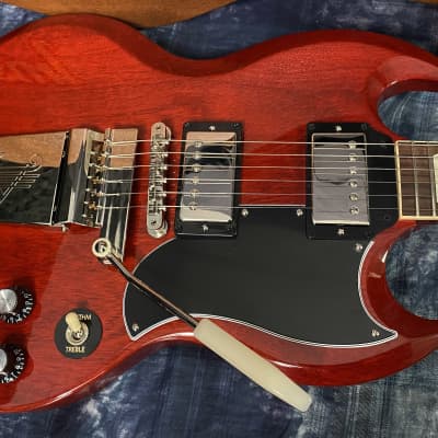 Brand NEW ! 2023 Gibson SG Standard '61 Maestro Vibrola - Vintage Cherry - 7.4 lbs - Authorized Dealer- In Stock! G02194 image 4