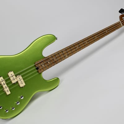 Charvel Pro-Mod San Dimas Bass PJ IV Lime Green Metallic 2022 (2965068518) image 4