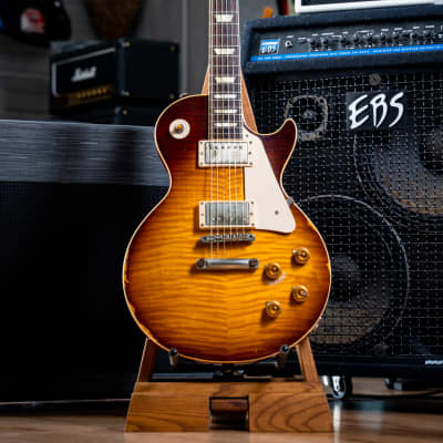 Gibson Custom Shop Joe Perry 1959 Les Paul Aged by Tom Murphy 2013 - Faded Tobacco Burst image 2