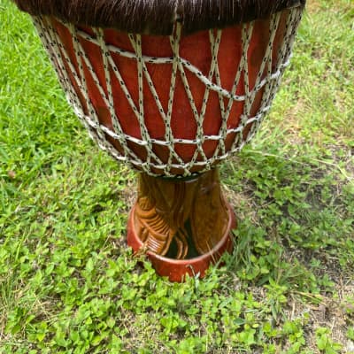 11 inch Hand Carved Senegalese Djembe image 5