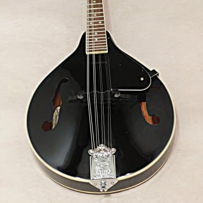 Savannah SA-100  Acoustic A Style Mandolin Gloss Black image 1
