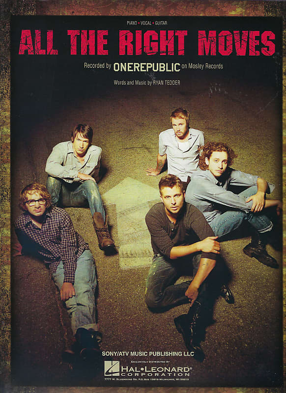 All The Right Moves Onerepublic Mp3 Download OneRepublic All the Right Moves Sheet Music | Reverb