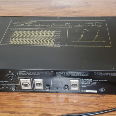 Yamaha Q2031a Dual-Channel Graphic Equalizer (Channel A works Well) 2010s Black image 3
