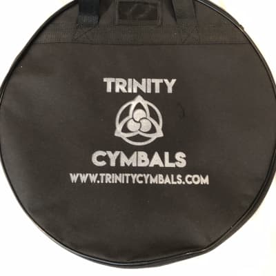 Excellent condition Trinity Dark Cymbal Pack w/ bag & sound clip image 11