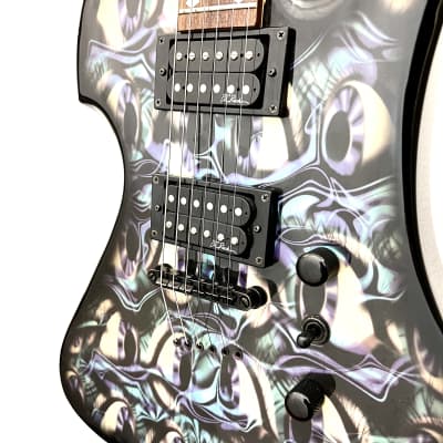 B.C. Rich Forty Lashes Mockingbird Body Art Collection Limited Edition 2004 image 4