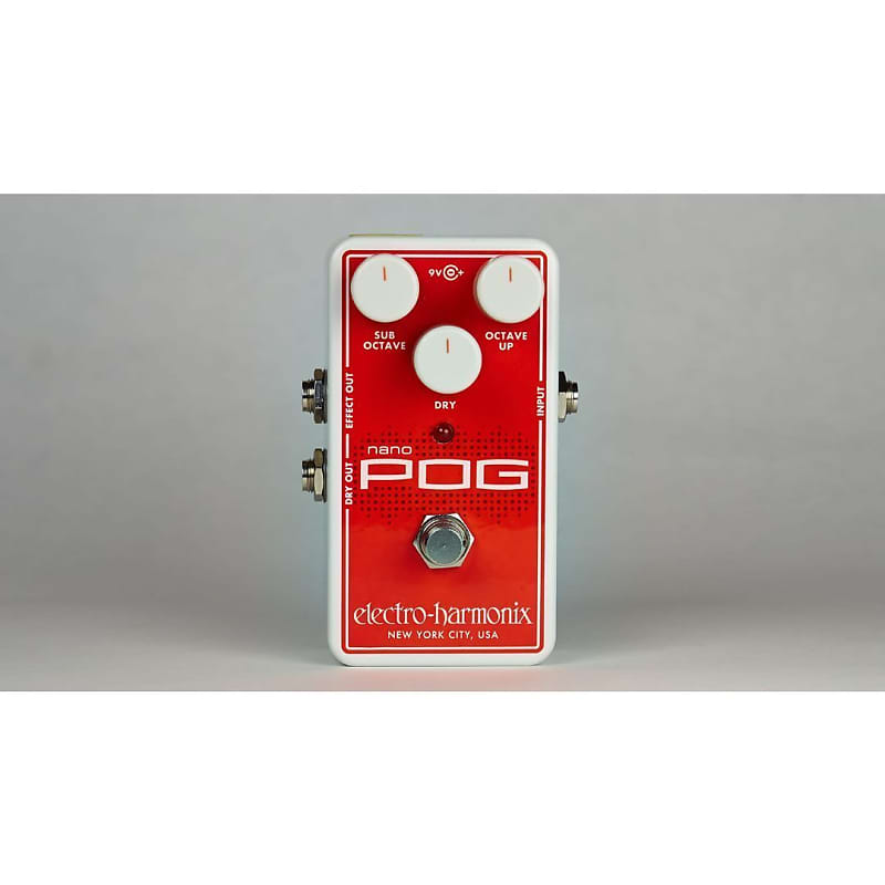 Electro-Harmonix Nano POG Polyphonic Octave Generator Pedal with