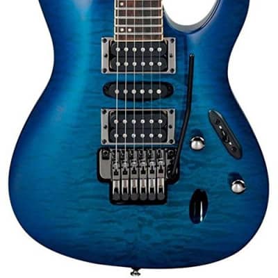 Ibanez S670QM S Series Electric Guitar Sapphire Blue for sale
