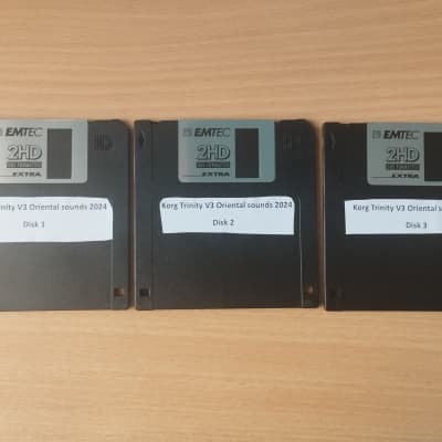 Korg Floppy Disk 3 Set Sounds oriendal for Korg Trinity V3 2024