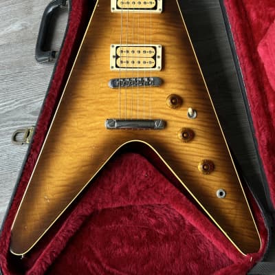 1982 Gibson Flying V ''The V' Flamed Maple Top & Dirty Fingers for sale