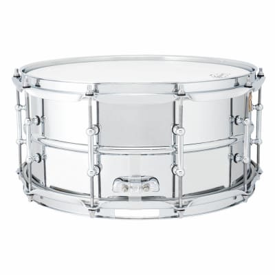 Ludwig Supraphonic Chrome Over Brass Snare Drum 14x6.5 w/Tube Lugs image 3