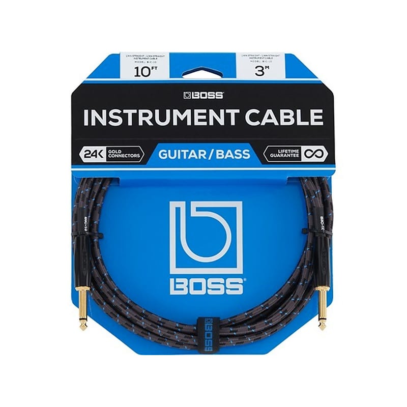 Boss BIC-10 10ft Instrument Cable image 1