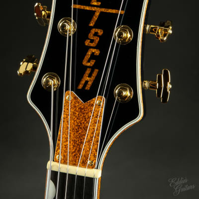 Gretsch G6136TG Players Edition Falcon Hollow Body with String-Thru Bigsby and Gold Hardware, Ebony Fingerbo image 7