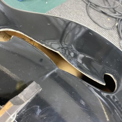 Unmarked Archtop 1950's - Black image 13