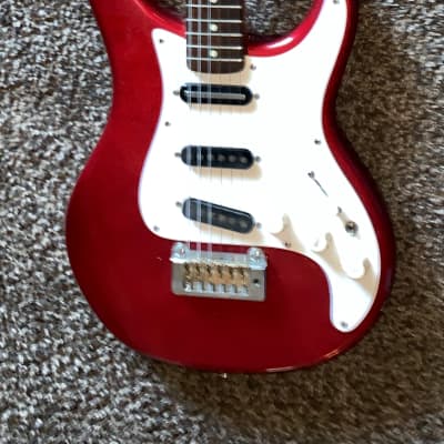 Vintage 1980’s Washburn Force 30 Tele  electric made in japan 1983 Red image 1