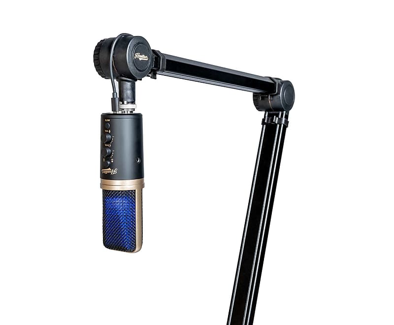 Shure Bundle for Two, (2) Compass Microphone Boom Arms w/ (2) MV7-K  Dynamic Microphones (Silver) and (2) Cables