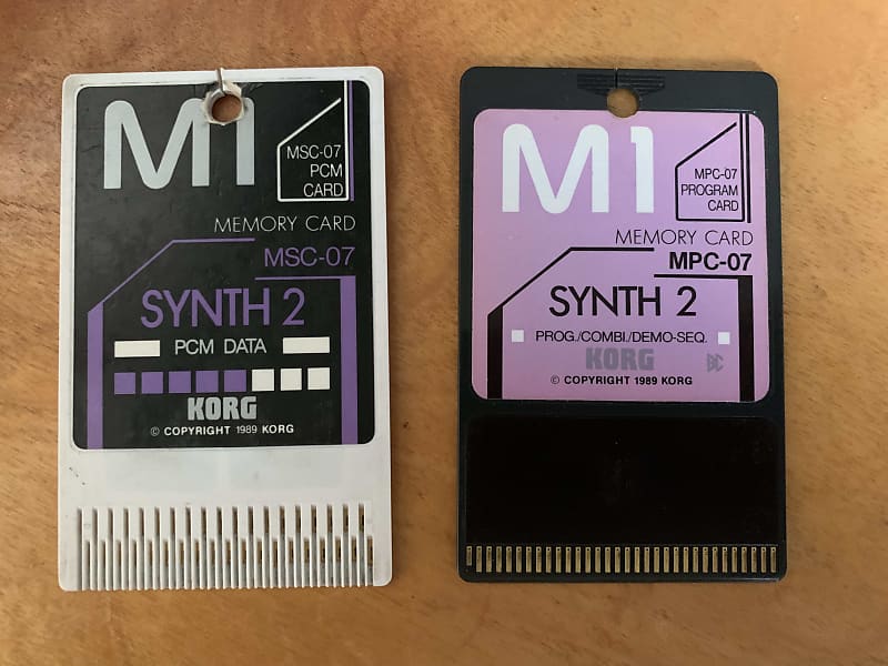 Korg Korg M1 Synth 2 Card MPC-07 MSC-07 1984 image 1
