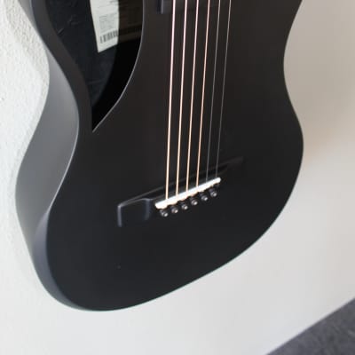 Brand New Journey OF660 Overhead Carbon Fiber Acoustic/Electric Travel Guitar - Black Matte image 4
