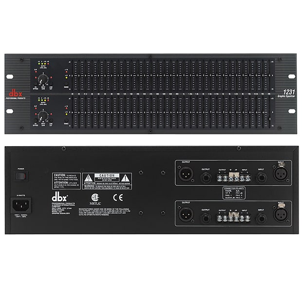 DBX DBX1231V | 1231 - Dual Channel 31-Band Graphic Equalizer image 1