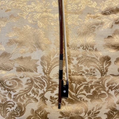 German Unstamped 1/16 Brazilwood Violin Bow c-1970's image 4