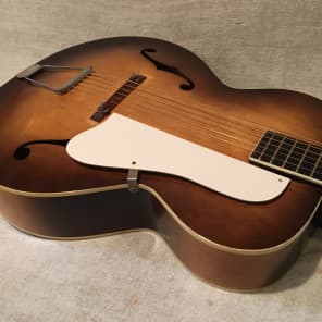 Silvertone Kay N1 / N3 Hollowbody Archtop F-Hole Acoustic Guitar 1950's-1960's Tobacco Burst image 7
