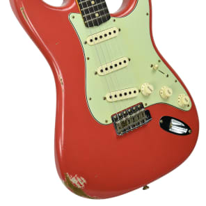 Fender Custom Shop 1961 Stratocaster Relic Fiesta Red image 7