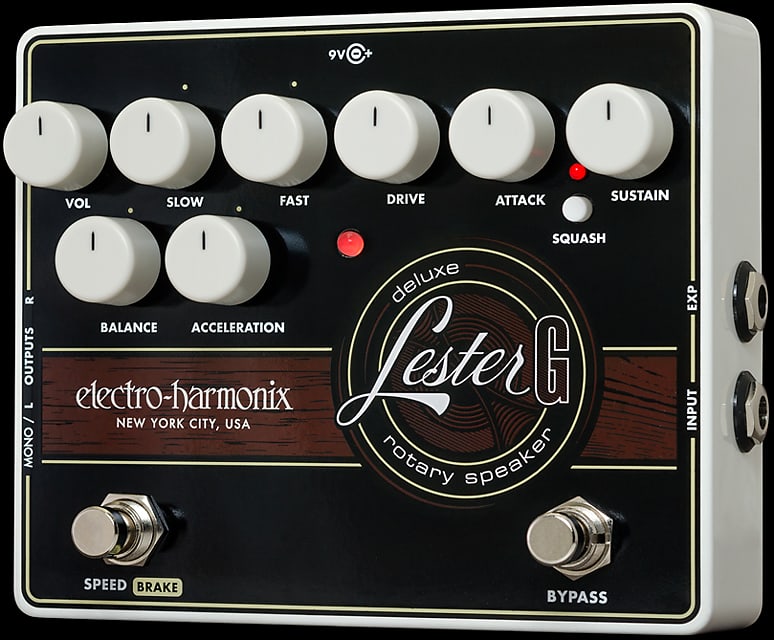 Electro-Harmonix Lester G Deluxe Rotary Speaker Effects Pedal image 1