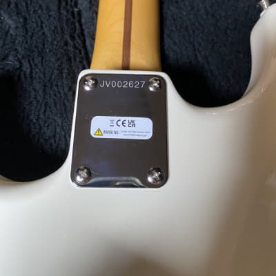 Fender JV Modified 60's Stratocaster Olympic White #JV002627 (7lbs, 3.7oz) image 9