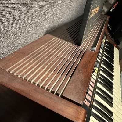 Farfisa Soundmaker 61-Key String Synthesizer 1979 - 1981 - Natural / Black, recently serviced, fully functional, U.S. 120V! image 13