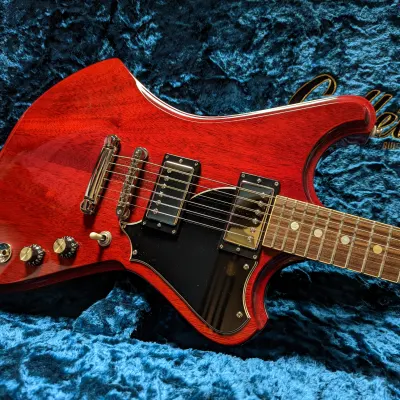 Gullett Guitar Co. Challenger  Cherry red image 9