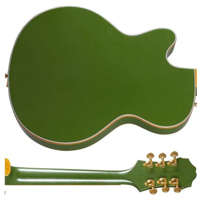 Epiphone Emperor Swingster Hollow Body Guitar - Forest Green Metallic image 7