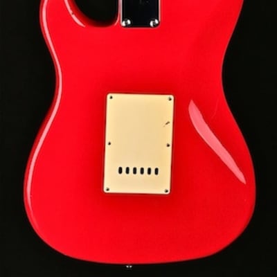 Memphis  c. 1980's Stratocaster  c. 1980's Fiesta Red image 4