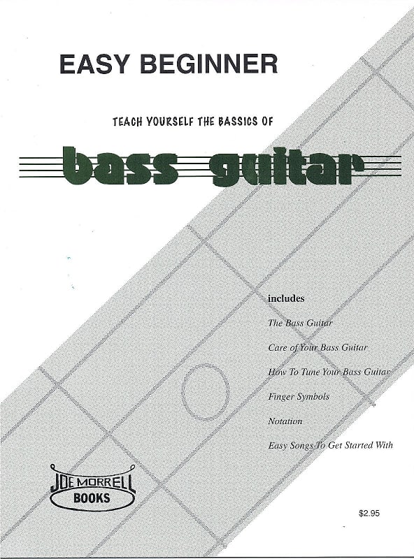 Easy Beginner Bass Guitar Instruction Book Teach Yourself Reverb