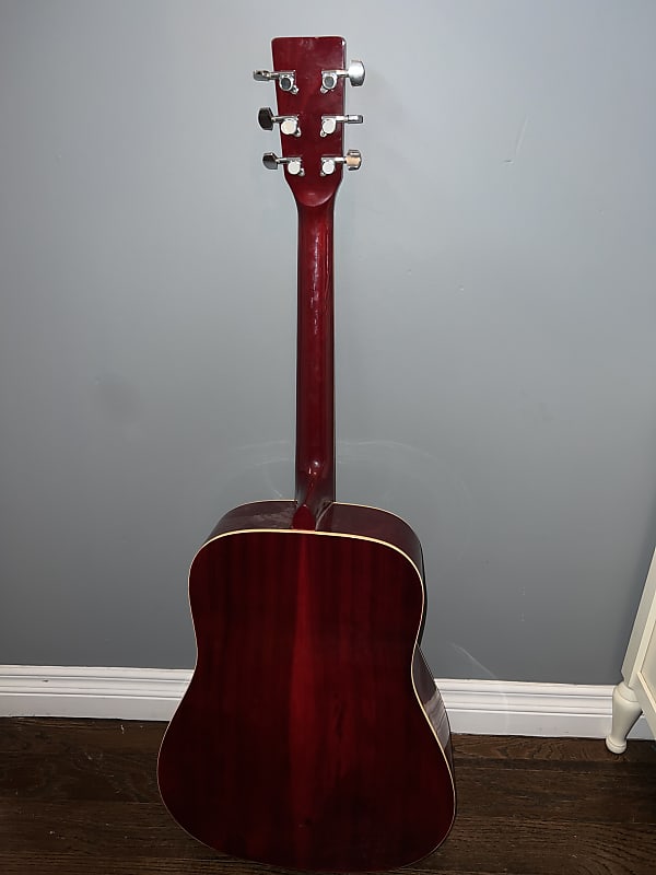 Carlo Robelli CW4102TRX - Red Acoustic Guitar | Reverb