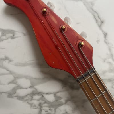 Ultra Rare Circa 1960 Fenton Weill Contra Bass Lefty Left Handed Lefthand Rare Vintage Burns image 7
