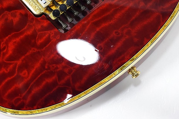 EDWARDS E-CY-165CTM Red Aqua 27フレット