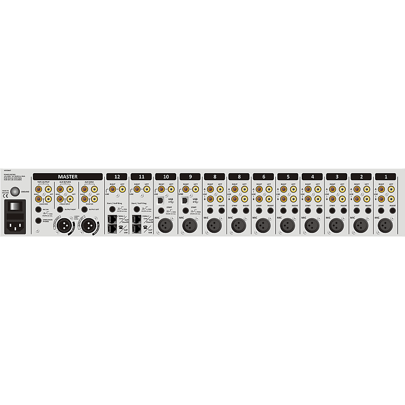 D&R Airmate-12-usb Broadcast Mixer