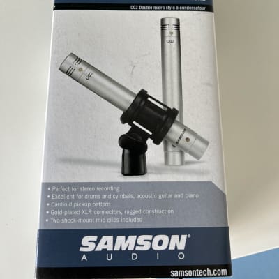 SAMSON AUDIO - PAIR PENCIL CONDENSER MICS CO2 for sale