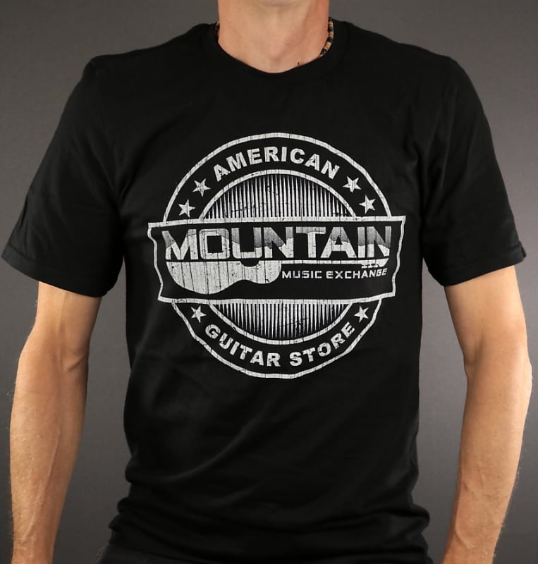 MME 'American Guitar Store Distressed Logo' Tee - Black - L image 1