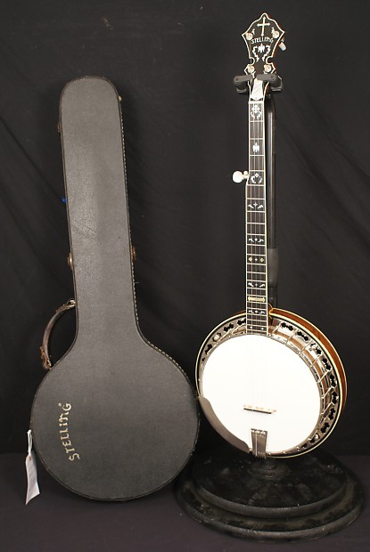 1999 Stelling Masters Cross 5 string flathead banjo all Reverb
